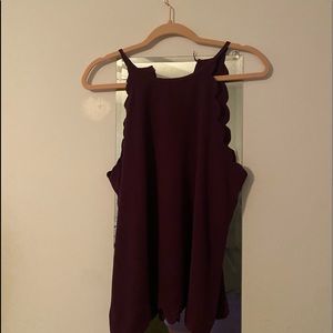 Burgundy Tank